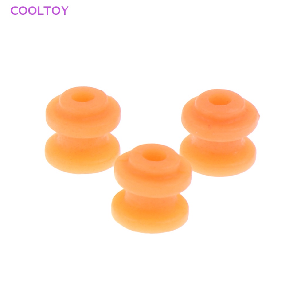 Cooltoy Set 10 Ròng Rọc Bánh Răng Ròng Rọc Mô Hình Đồ Chơi DC 2mm Màu Cam