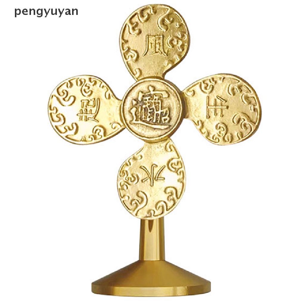 [pengyuyan] Cối Xay Gió Thủ Công Bằng Đồng Thau Chạm Khắc Thủ Công Cổ Điển Xoay 360 Độ Làm Quà Tặng Sáng Tạo Cho Trẻ Em [Mới]