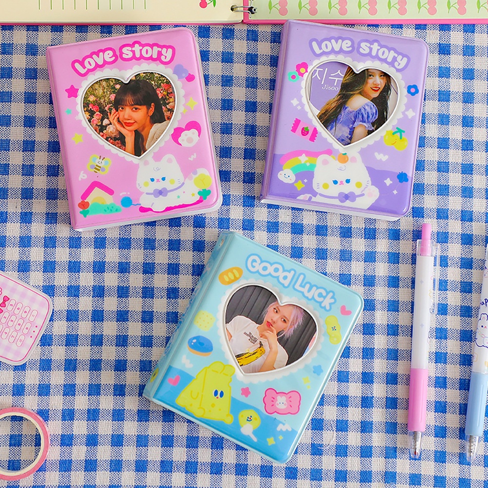 Album Ảnh 3 inch Bìa Hình Mèo Hoạt Hình Dễ Thương