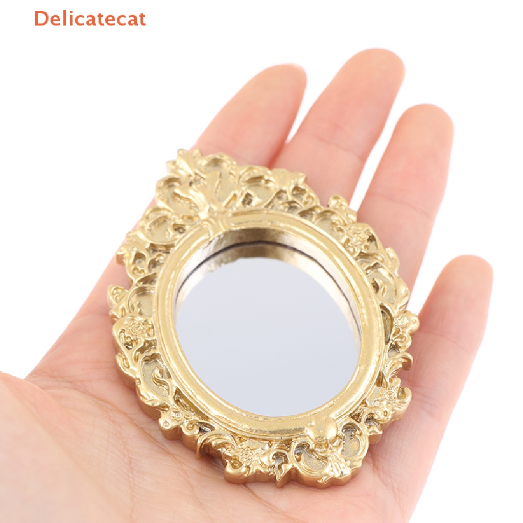 Gương Treo Tường Trang Trí Nhà Búp Bê Tỉ Lệ 1 / 12