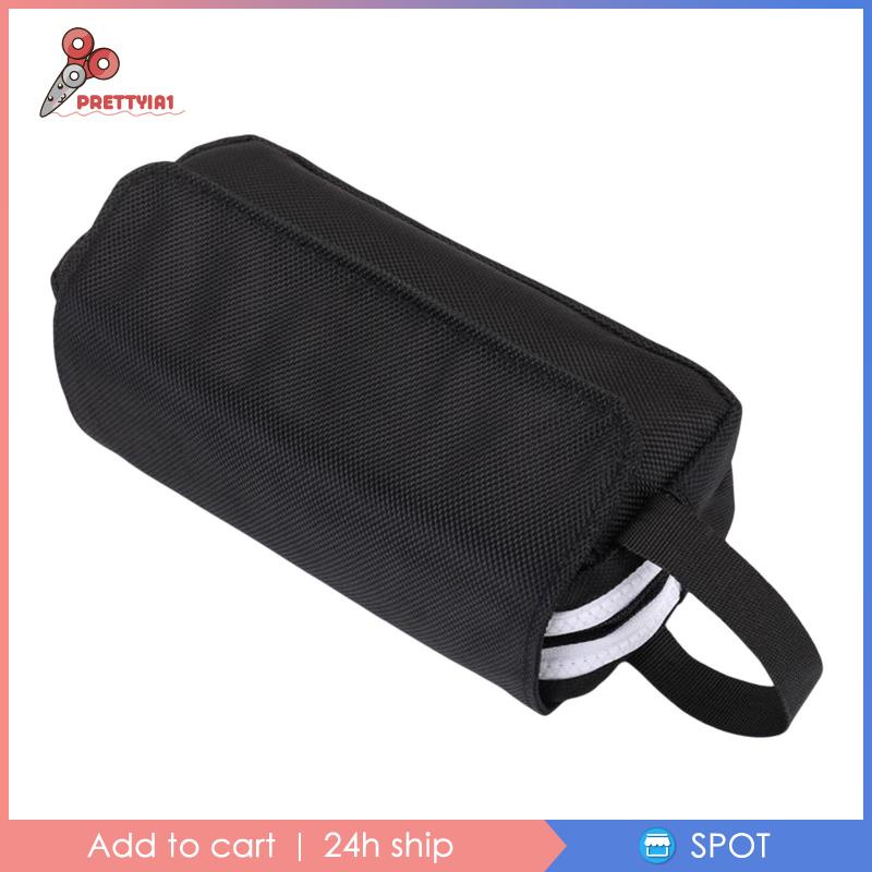 [Prettyia1] Túi Đựng Bút / Đồ Trang Điểm Sức Chứa Lớn Có Dây Kéo