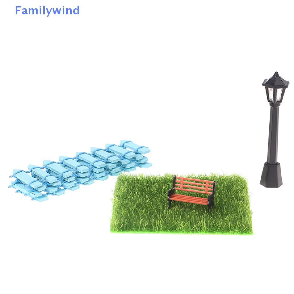 Bộ 7 Mô Hình Đèn Đường 1 / 12 Dùng Trang Trí Nhà Búp Bê