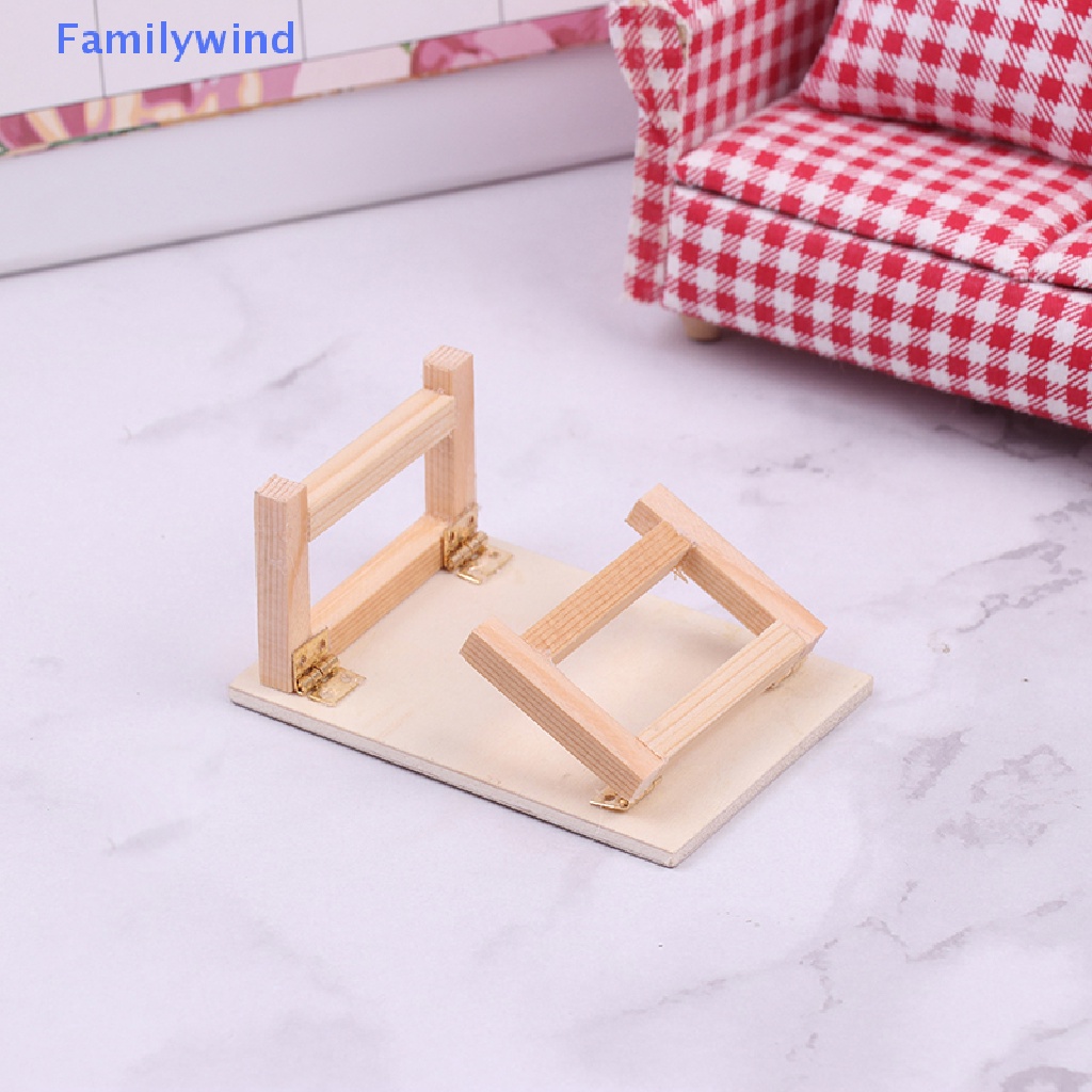 Mô Hình Bàn Xếp Trang Trí Nội Thất Cho Nhà Búp Bê Tỉ Lệ 1 / 12