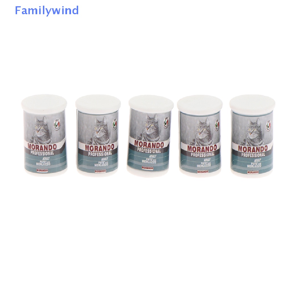 Set 5 Mô Hình Chó Mèo Tỉ Lệ 1: 12 Trang Trí Nhà Búp Bê