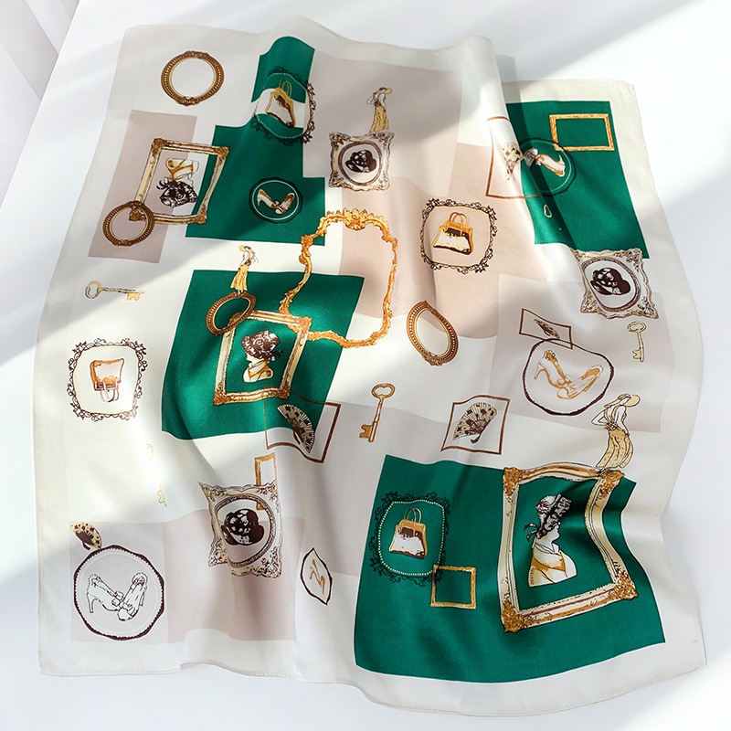 Khăn Quàng Cổ Bằng Lụa 100% Thời Trang Dành Cho Nữ