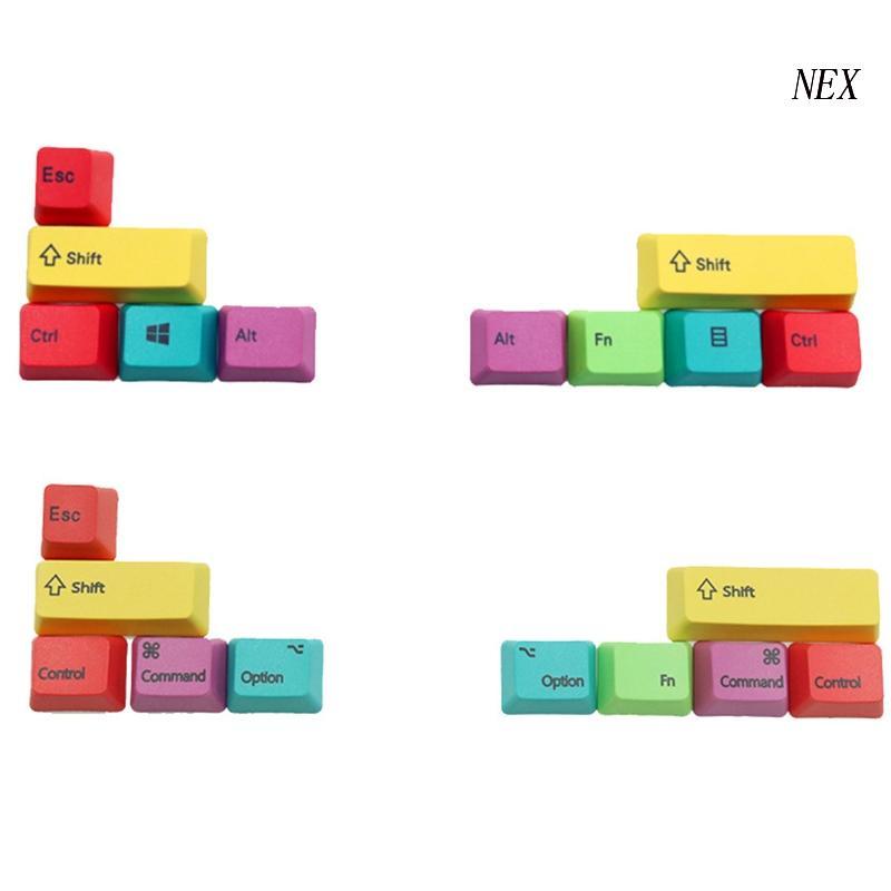NEX PBT Backlit Keycaps Doubleshot CMYK Keyset OEM Profile For Cherry/Kailh/Outemu