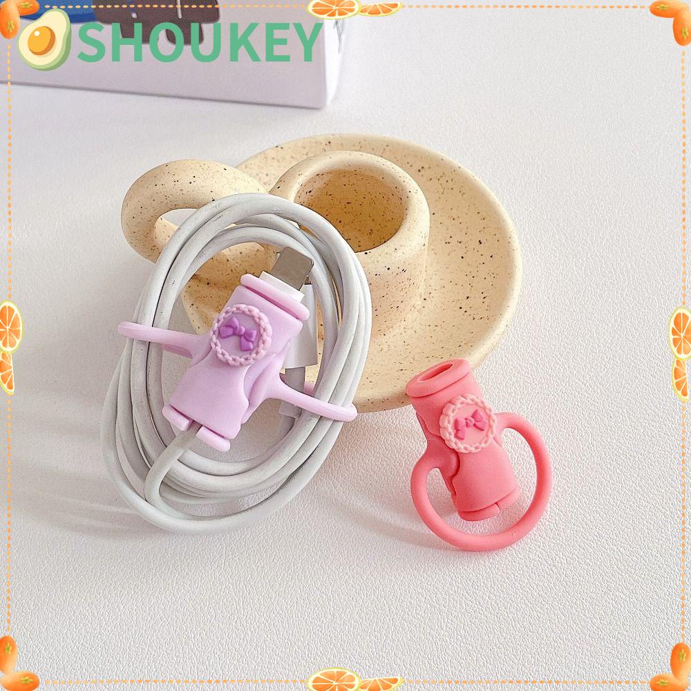 Dụng Cụ Quấn Bảo Vệ Dây Cáp Dữ Liệu Mini 2 Trong 1 Chống Đứt Tiện Dụng