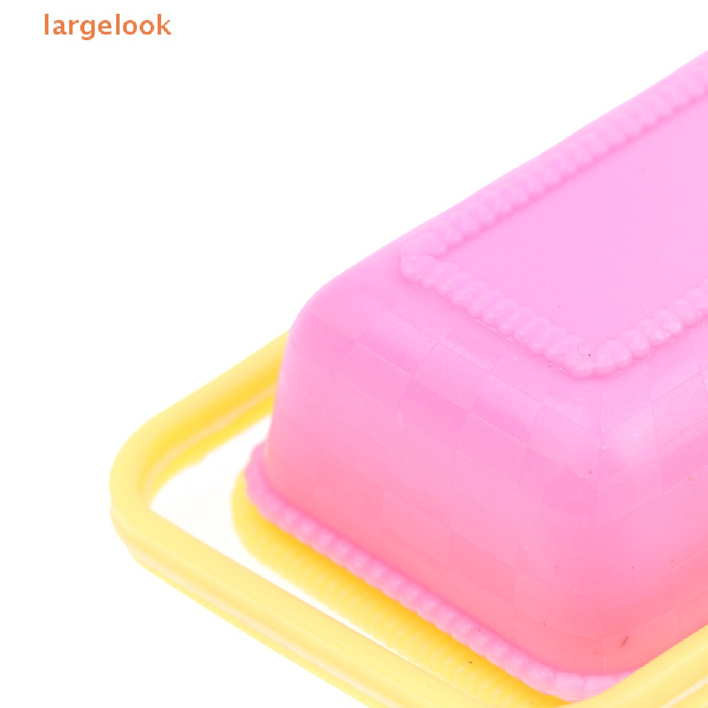 Bộ 2 Giỏ Mua Sắm Mini Bằng Nhựa 1: 12 Màu Sắc Ngẫu Nhiên Trang Trí Nhà Búp Bê