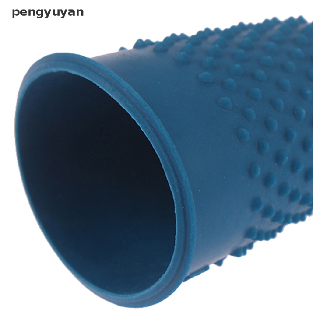 [pengyuyan] Set 5 Miếng Cao Su Hình Nón Bảo Vệ Ngón Tay May Vá Thủ Công [Mới]
