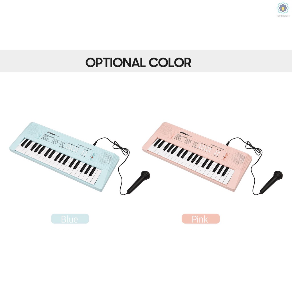 Đàn Piano Điện Mini 37 Phím Màu Xanh Dương Cho Bé