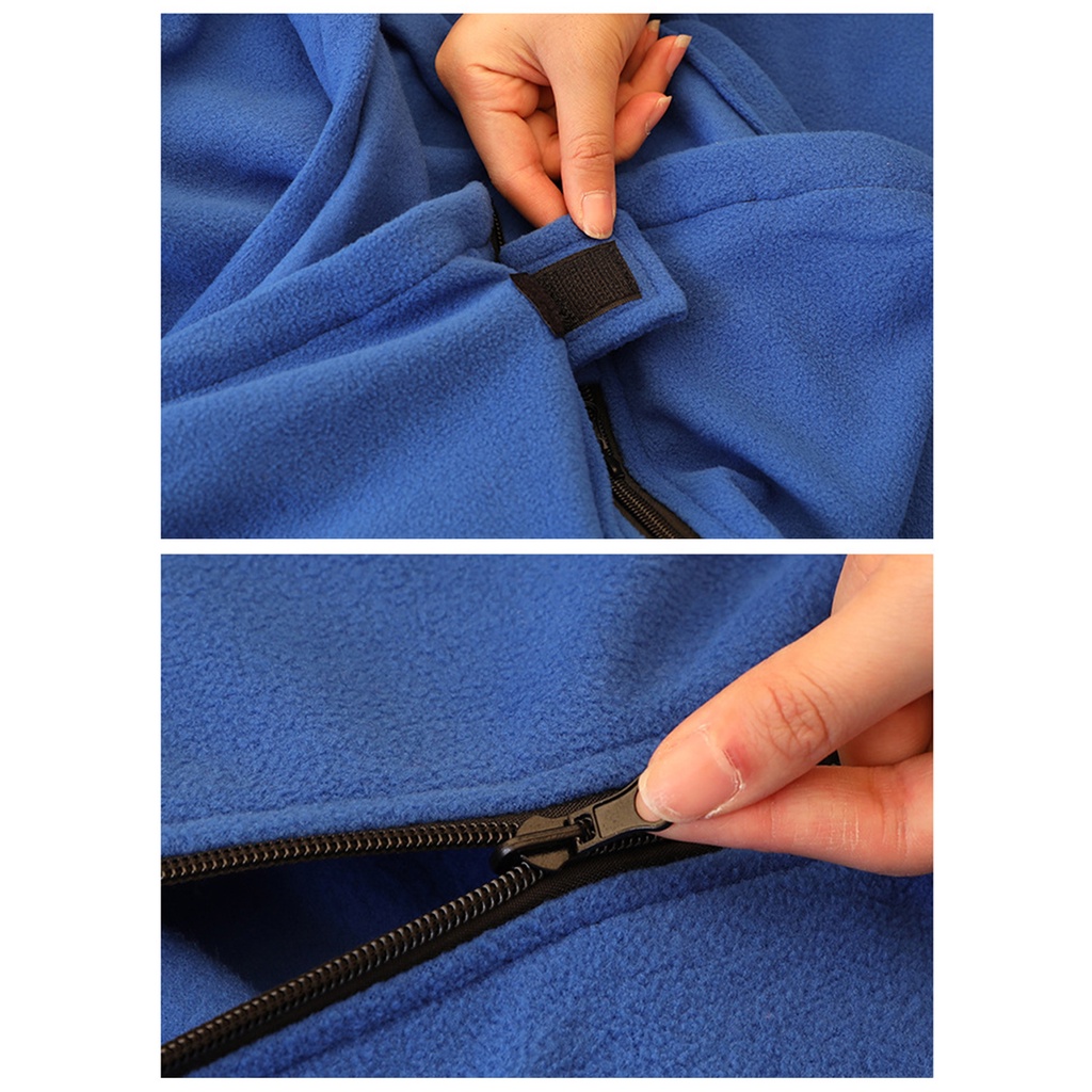 Jjiuad Túi Ngủ Cắm Trại Giữ Ấm Bốn Mùa Bằng Lông Cừu Siêu Nhẹ