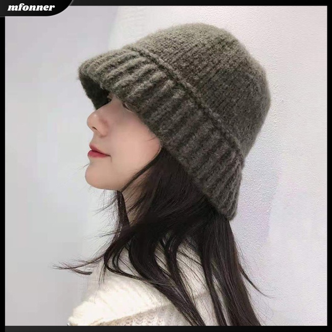 Nón Len Trùm Đầu Màu Trơn Thời Trang Cho Nữ