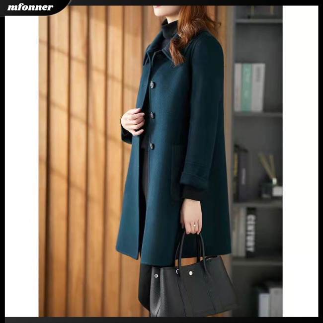 Áo Khoác Giả Len Hai Mặt Màu Sắc Thời Trang Cho Nữ