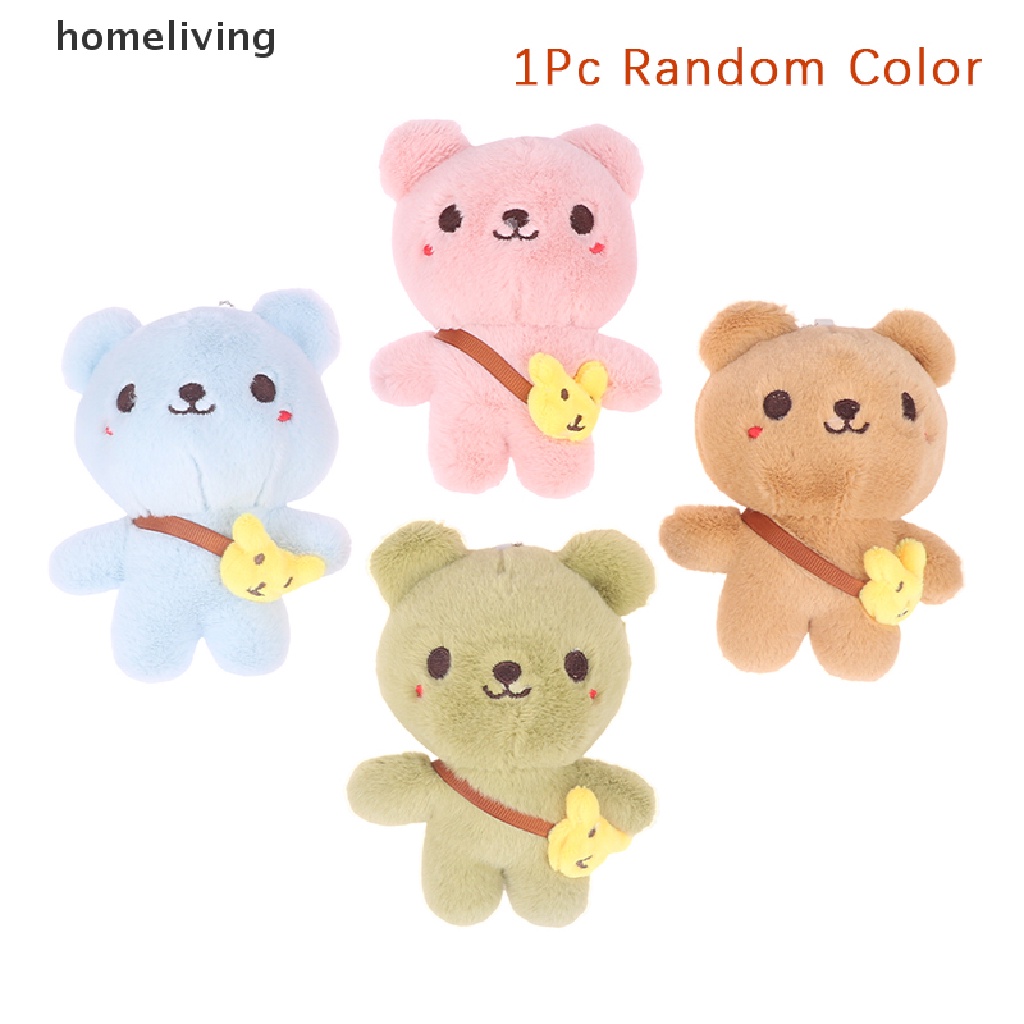 Móc Khóa Hình Gấu Nhồi Bông 14CM Mềm Mại Đáng Yêu