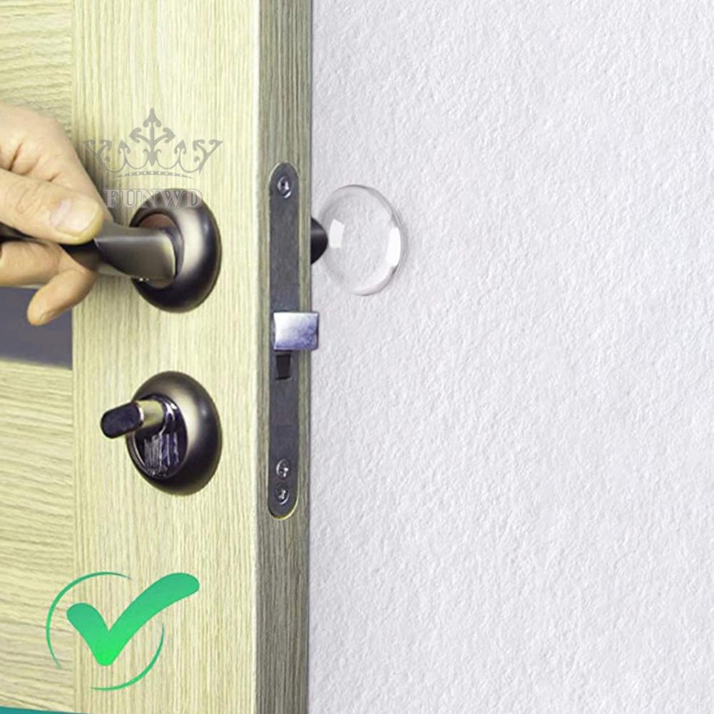 Set 6 Miếng Chặn Cửa Trong Suốt Chống Va Chạm