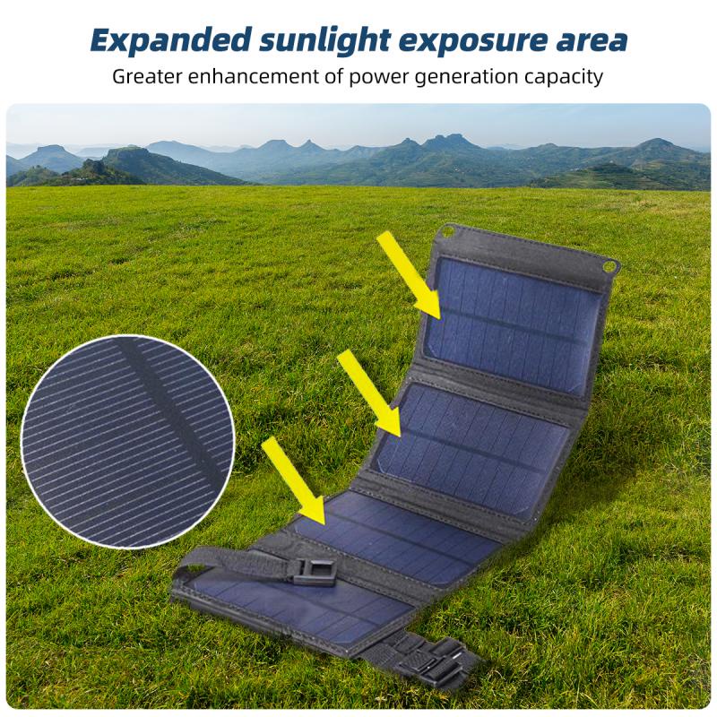 Pin Sạc Dự Phòng HdoorLink 10W 5V USB Khẩn Cấp Chống Thấm Nước Có Thể Gập Lại Cho Điện Thoại / Đồng Hồ