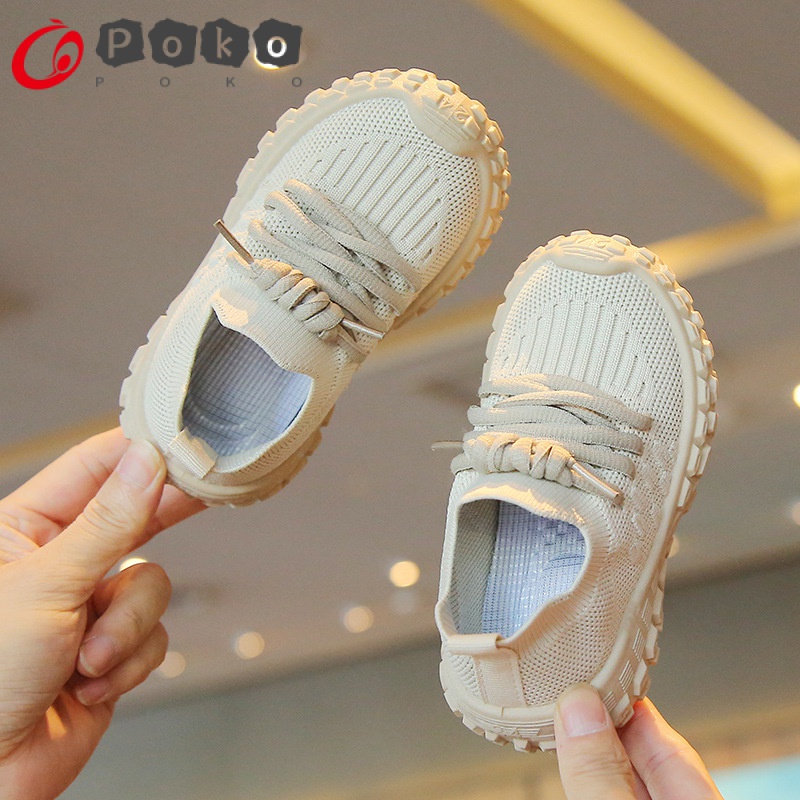 Giày Thể Thao Đế Mềm Phối Lưới Thoáng Khí Thời Trang Xuân Thu 2023 Cho Bé