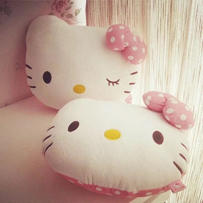 Gối Tựa Đầu Hình Hello Kitty Dễ Thương Cho Ghế Ngồi Xe Hơi | BigBuy360 - bigbuy360.vn