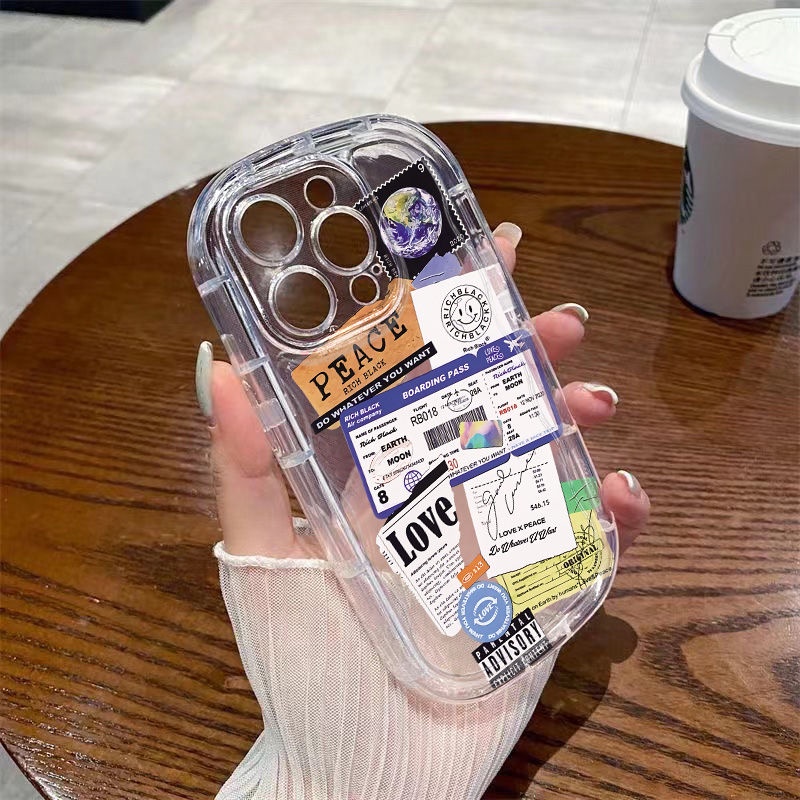 ✅Ốp Điện Thoại Mềm Trong Suốt Chống Sốc Phong Cách Âu Mỹ Cho Iphone 14 promax7 / 13xr xs / 12 / 11 8p