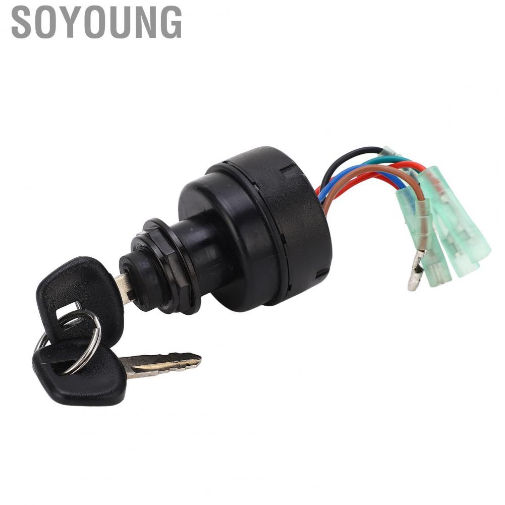 Soyoung Control Box Ignition Switch  Robust Construction Responsive Exquisite Boat Key Set 353‑76020‑3 Strong for Tohatsu RC5A