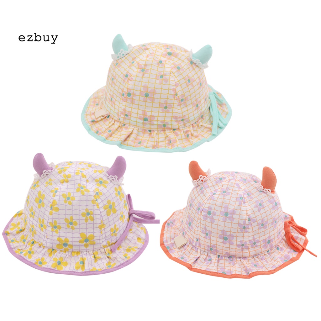 Nón Tai Bèo Thoáng Khí Thấm Hút Nước Thiết Kế Ren Xinh Xắn Thời Trang Đi Biển Cho Bé Gái