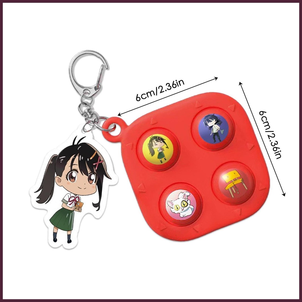 Móc Khóa Có Dây Treo Hình Mèo Munakata Sota Dễ Thương Giảm Căng Thẳng