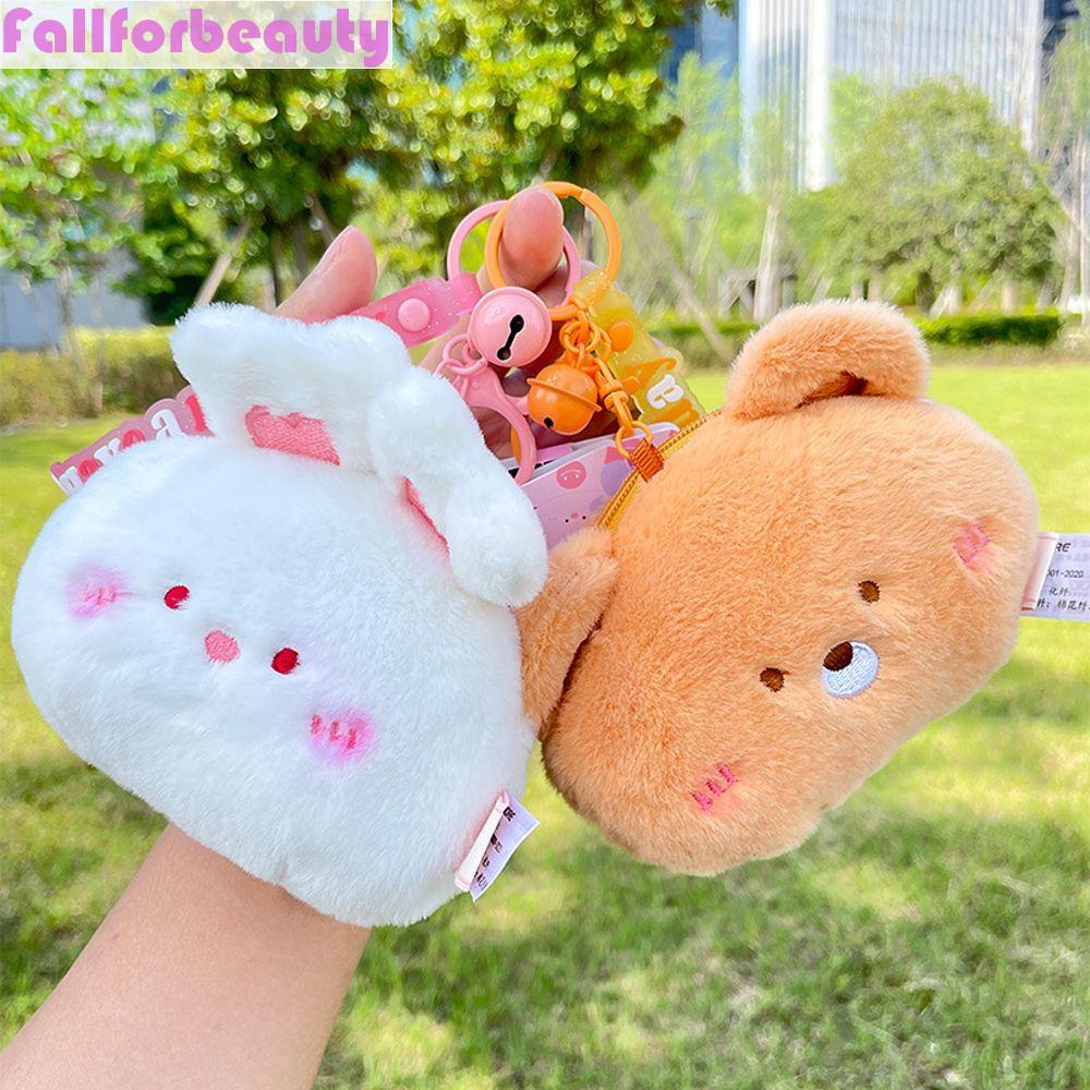 Fallford Móc Khóa Hình Gấu Nhồi Bông Đáng Yêu Thời Trang