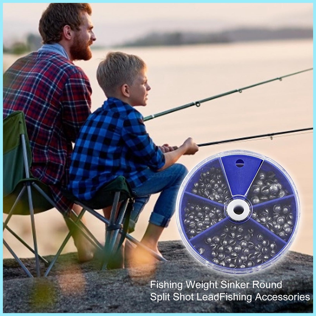 Chì Trọng Lượng Câu Cá Dạng Tròn 0.2g 0.3g 0.4g 0.5g 0.8g