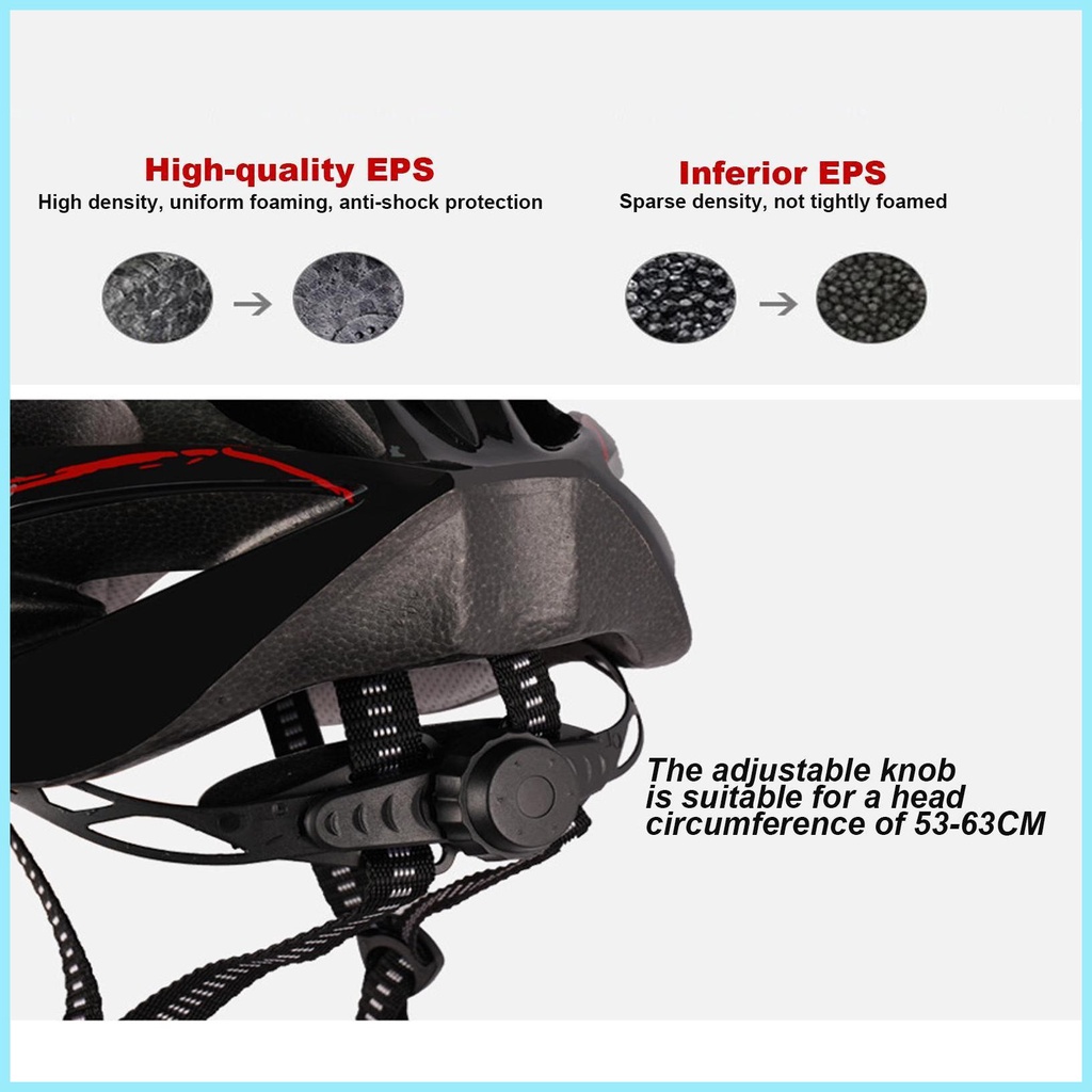 Mũ Bảo Hiểm Xe Đạp Có Thể Điều Chỉnh Thiết Kế Lỗ Thông Hơi Cho Nam