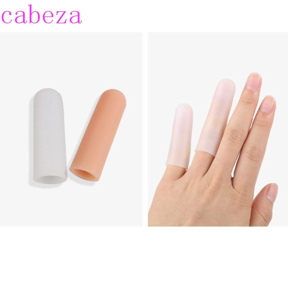 1 Cặp Vỏ Silicon Bảo Vệ Ngón Tay Cái Chống Mòn Thoáng Khí