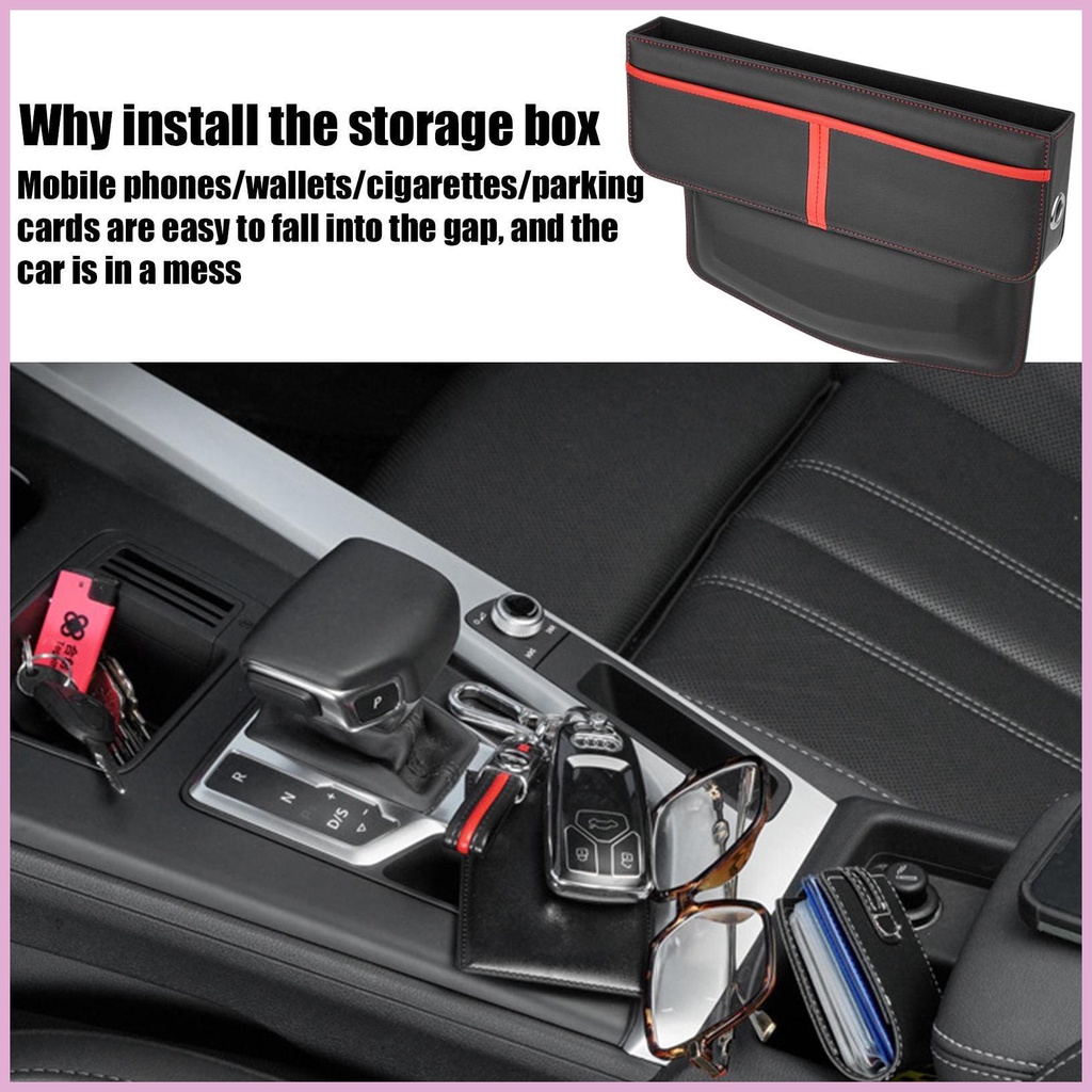 Hộp Đựng Đồ Lấp Đầy Khoảng Cách Ghế Ngồi Xe Hơi Thông Dụng