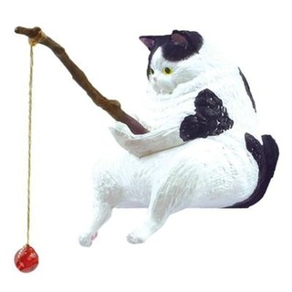 ✿ Tượng Mèo Câu Cá mini Trang Trí Bể Cá