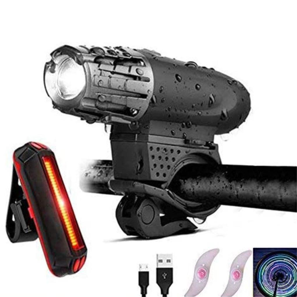 Đèn Pha LED Sạc USB Cho Xe Đạp