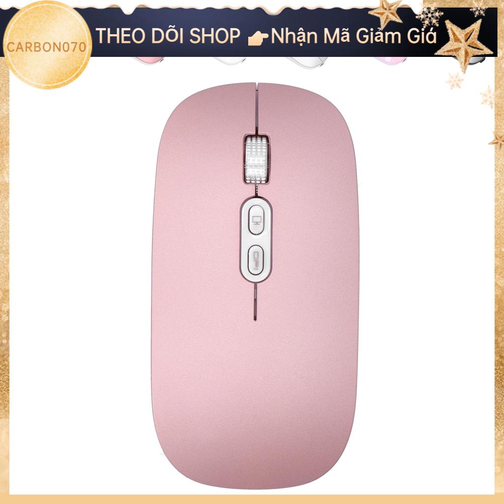 Carbon070 Chuột Quang Không Dây 2.4Ghz Bluetooth 5.0 Sạc Chế Độ Kép Cho Game Văn Phòng
