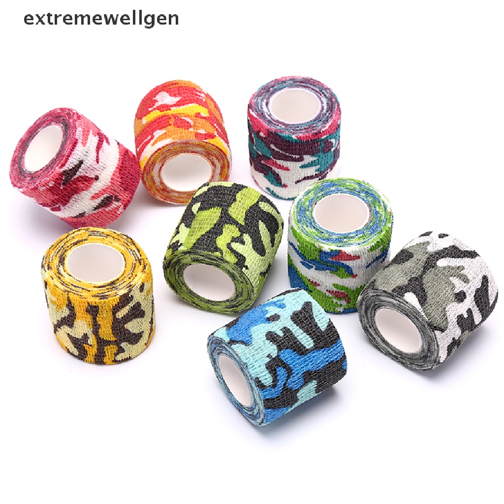 [Cực Tốt] Băng Quấn Co Giãn Tự Dính Họa Tiết Rằn Ri Bảo Vệ Khi Tập Thể Thao Phụ Kiện Chuyên Dụng Dành Cho Llff