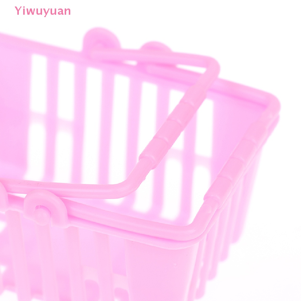 Bộ 2 Giỏ Mua Sắm Đồ Chơi Mini Cho Nhà Búp Bê Mới