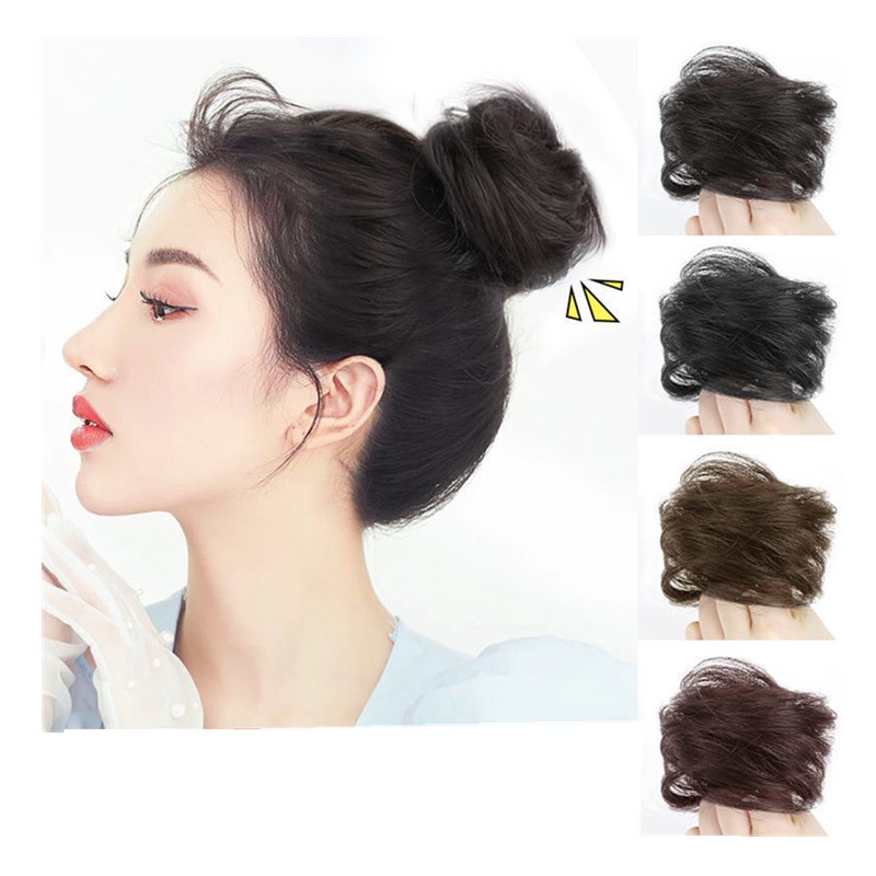 Dây Cột Tóc Sợi Hóa Học Co Giãn Tự Nhiên Thời Trang Cho Nữ