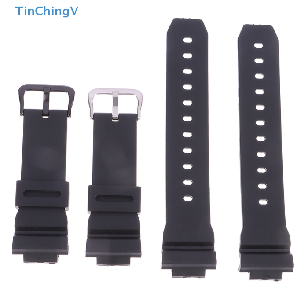 Dây Đồng Hồ Thông Minh Bằng Cao Su Chống Nước Có Khóa Inox