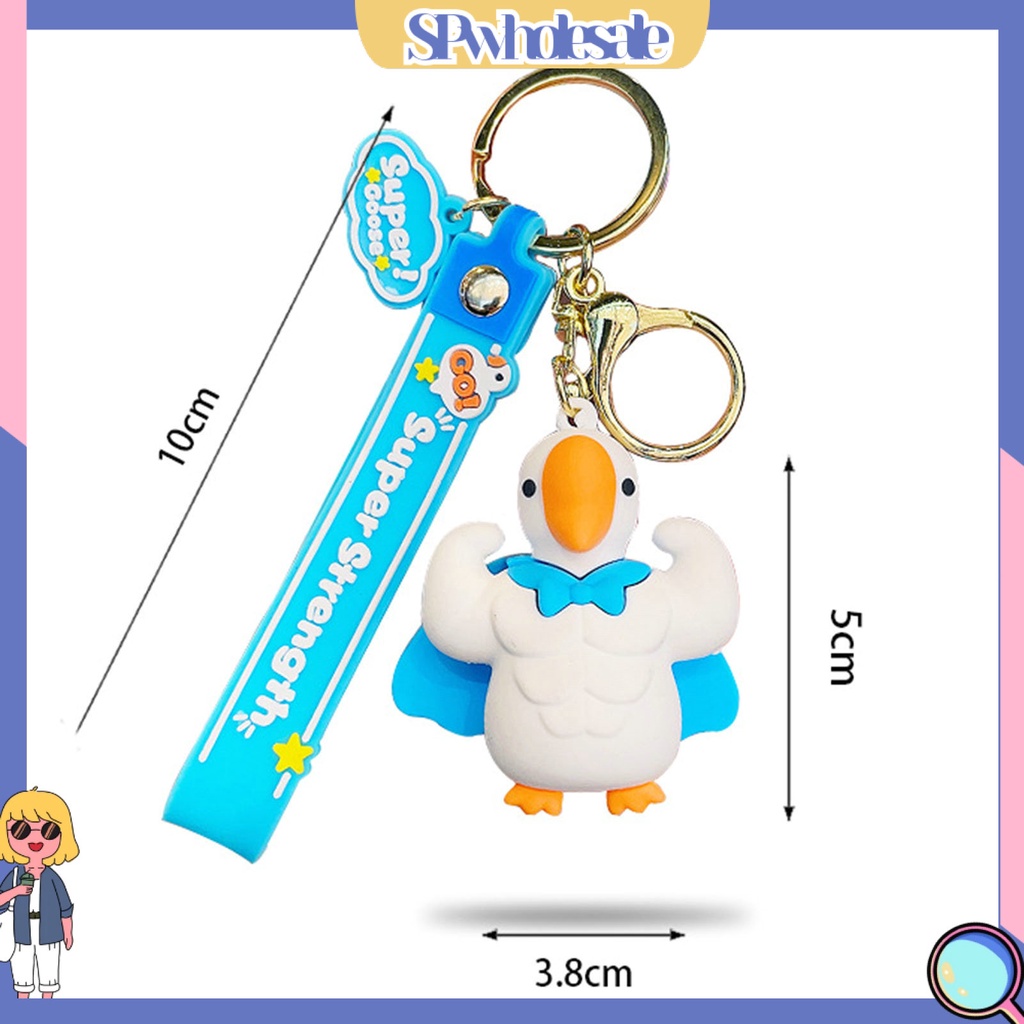 <SPwholesale> Móc Khóa Hình Con Ngỗng 3D Dễ Thương