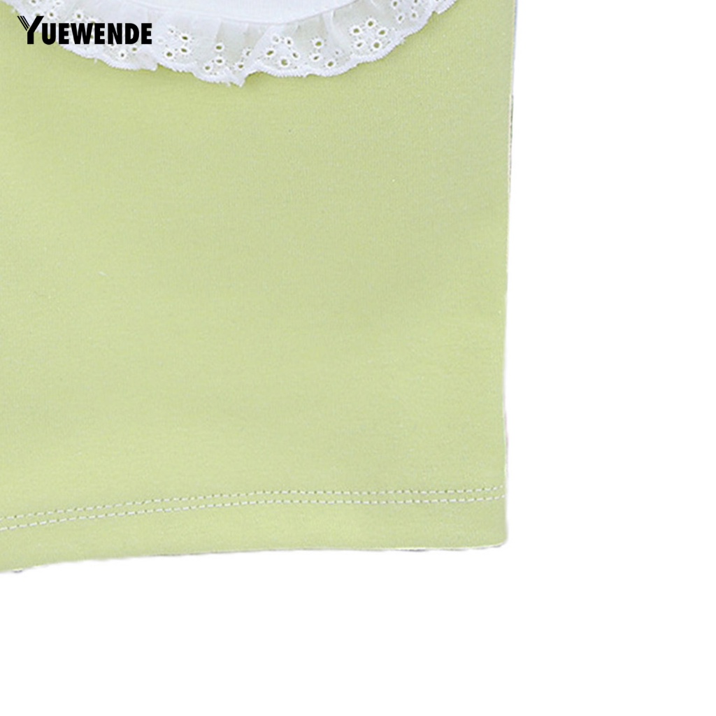 Yue.z Áo Yếm Bằng Cotton Phối Ren Thời Trang Mùa Hè Dành Cho Cún Cưng