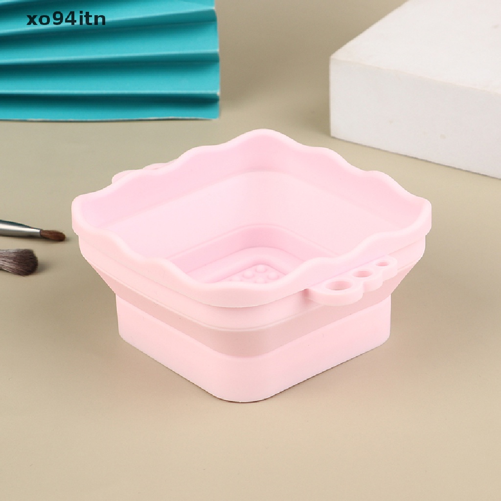 Miếng Silicone Vệ Sinh Cọ Trang Điểm Gấp Gọn Tiện Lợi