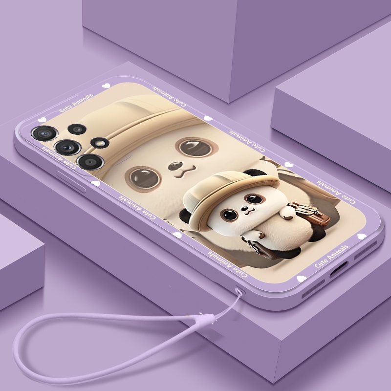 Ốp Điện Thoại Tpu Mềm Hình Gấu Trúc Cho Samsung Galaxy A53 A33 5G Note 10 Lite 10 Plus Note 20 20 Ultra M23 A23 A13 4G 5G