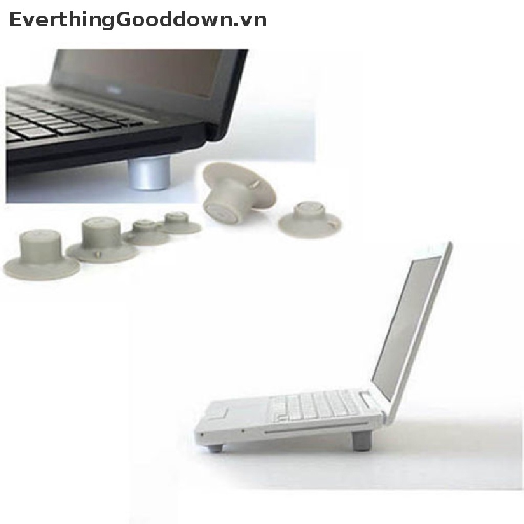 Everthinggooddown Mới Set 2 Giá Đỡ Laptop Notebook Cỡ Lớn Chống Trượt