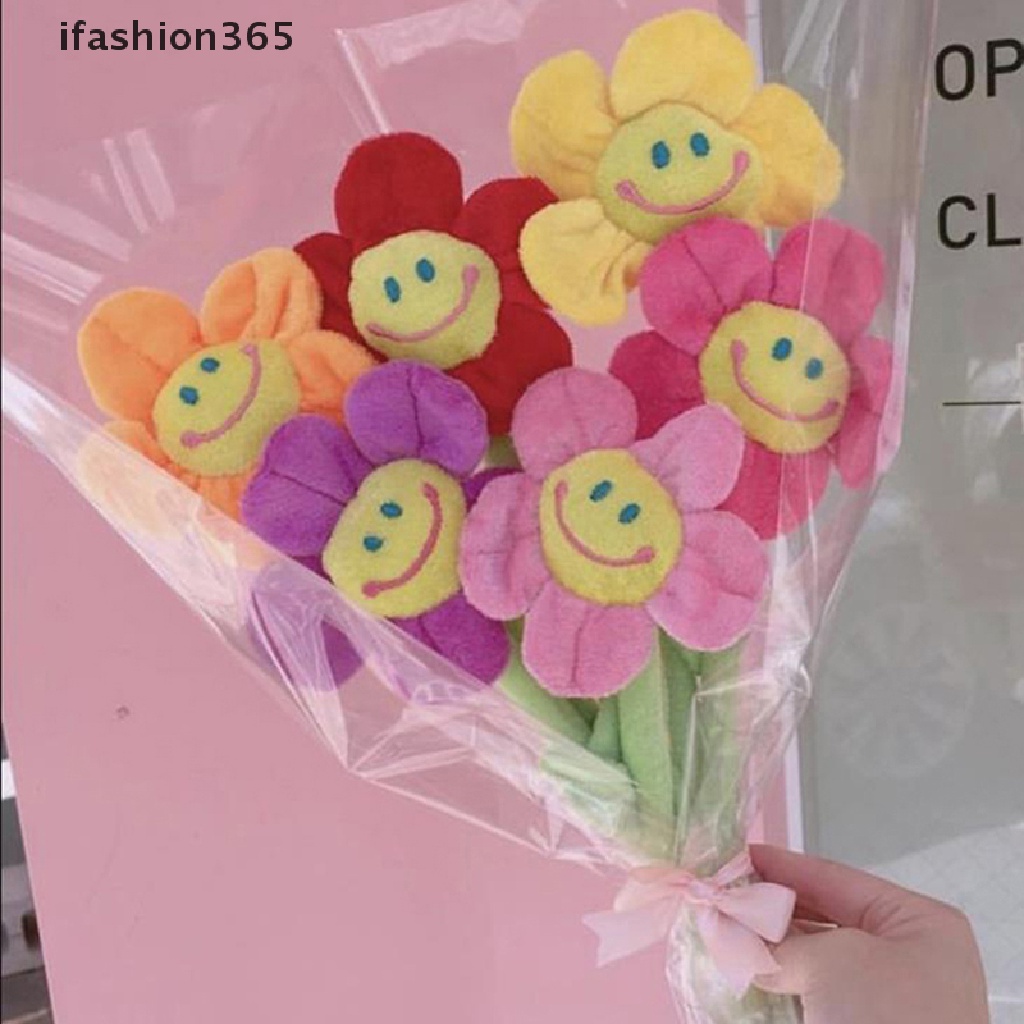 [ifashion365] Đồ Chơi Rèm Cửa Nhồi Bông Hình Hoa Hướng Dương Mặt Cười Có Thể Uốn Cong Trang Trí Nhà Cửa