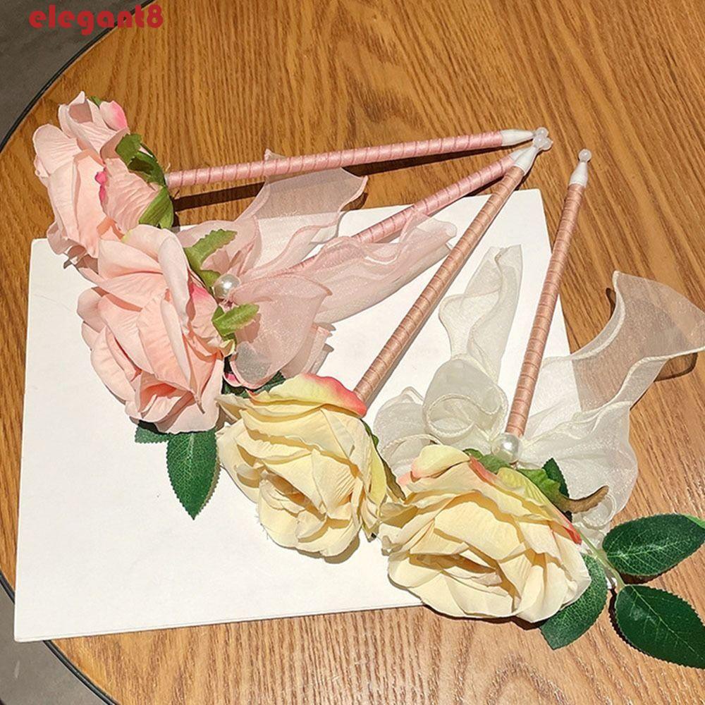 Bút Bi Hình Hoa Hồng Khô Cao Cấp Thanh Lịch Thích Hợp Làm Quà Tặng Cho Giáo Viên