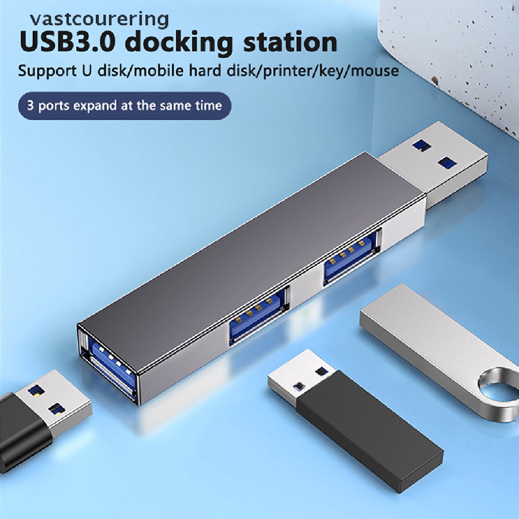 Bộ Chia 3 Cổng USB 3.0 Đa Năng Cho Máy Tính