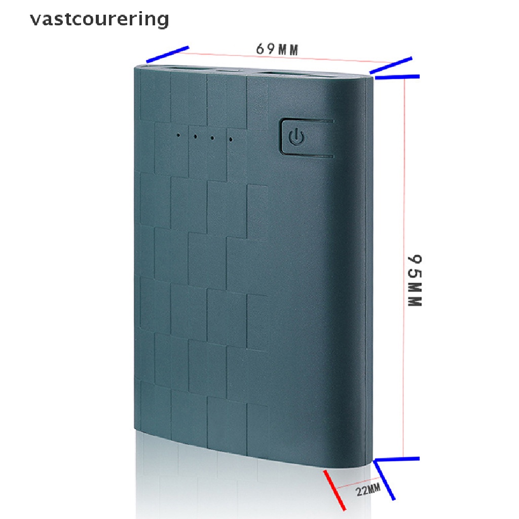 Vỏ Bảo Vệ Hộp Sạc Pin 3 Ngăn 3.7V 18650 DIY Tiện Dụng