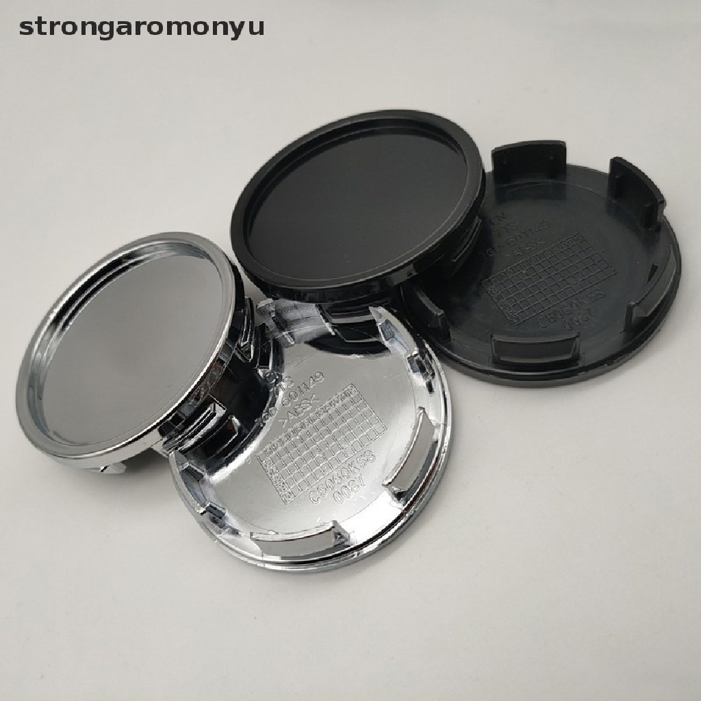 Bộ 4 Nắp Đậy Trục Bánh Xe Hơi 58MM Bằng ABS Chuyên Dụng