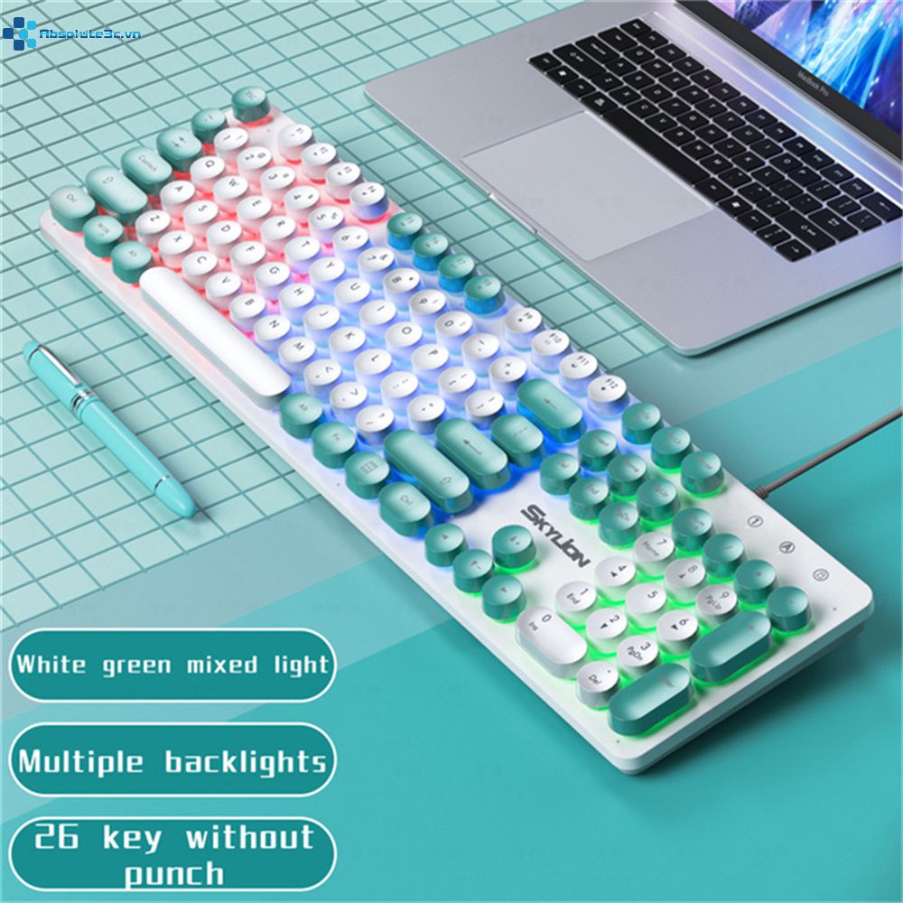 Bộ Bàn Phím Và Chuột H300 Có Dây Phát Quang