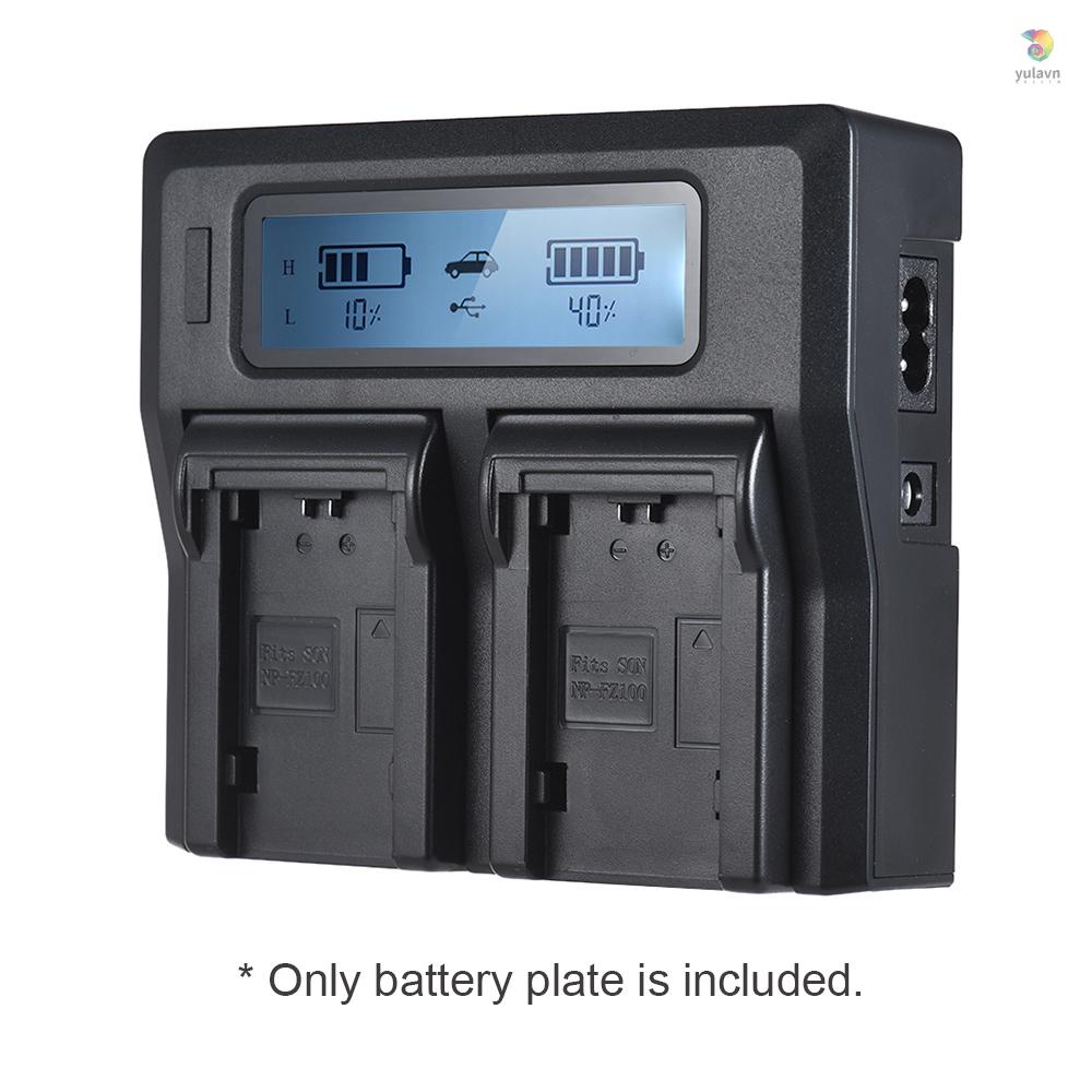 Bộ 2 Tấm Pin NP-FZ100 Hai / Bốn Kênh Thay Thế Cho Pin A7Ii A9 A7RIII A7Sii